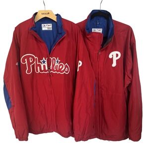 Philadelphia Phillies Majestic Authentic Collection Dugout Jacket 2 in 1 XXL